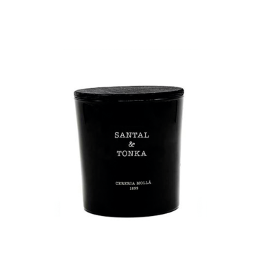 Vela Premium de 230 Grs. Santal y Tonka